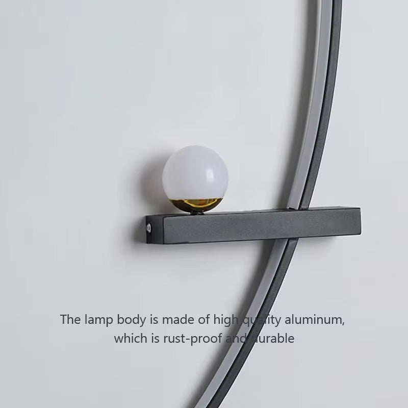 Elevate Your Space with the Modern LED Gold Wall Lamp - Minimalist Design for Bedroom and Living Room