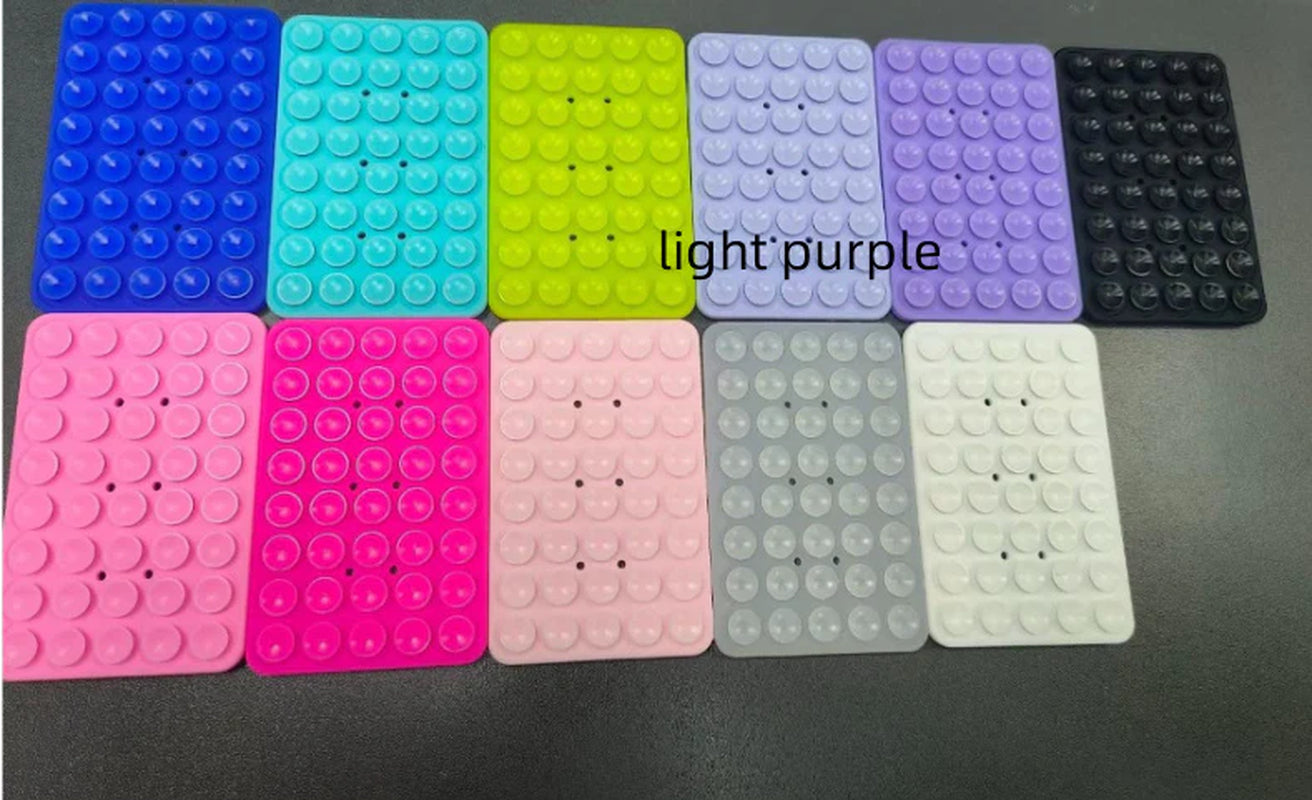 Silicone Double-Sided Suction Cup Phone Case Detachable Mount, Sticky Phone Grip with Higher Suction Power for Iphone, Hands-Free Phone Accessories Holder for Selfies and Videos