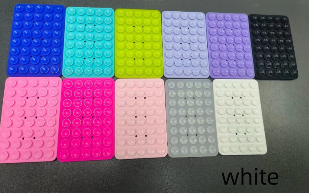 Silicone Double-Sided Suction Cup Phone Case Detachable Mount, Sticky Phone Grip with Higher Suction Power for Iphone, Hands-Free Phone Accessories Holder for Selfies and Videos